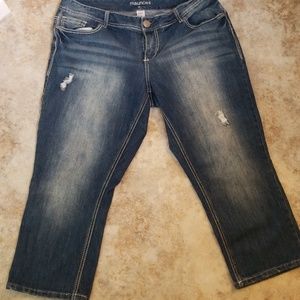 Maurice's cropped denim